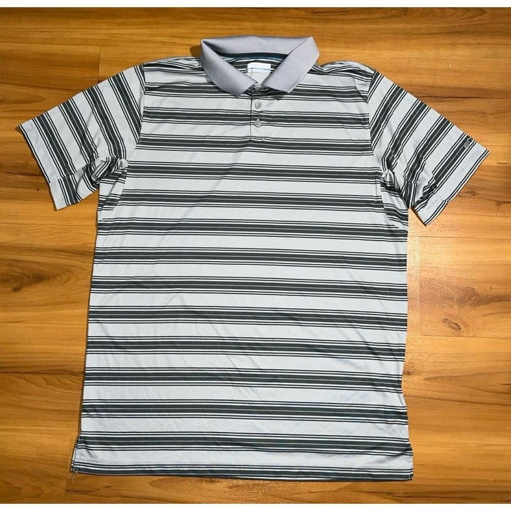 Mens Columbia Polo Golf Performance Stripe Short Sleeve Top Shirt